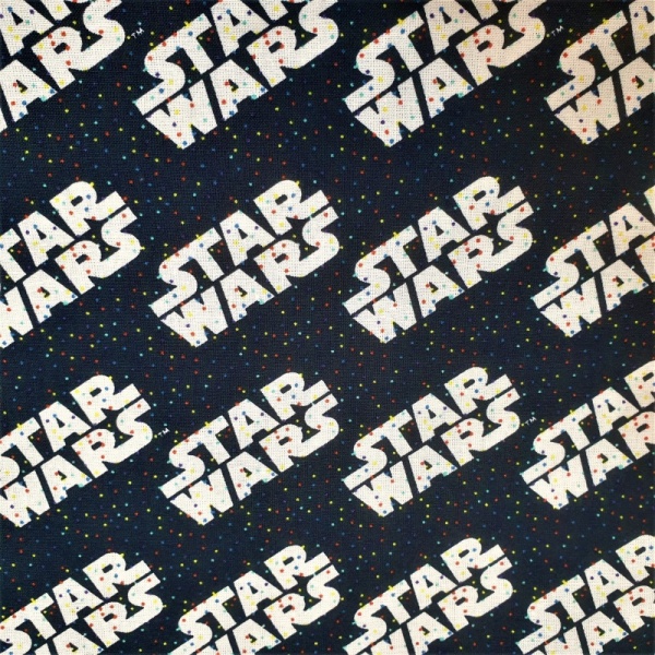 100% Cotton - Star Wars Logo and Tiny Dots
